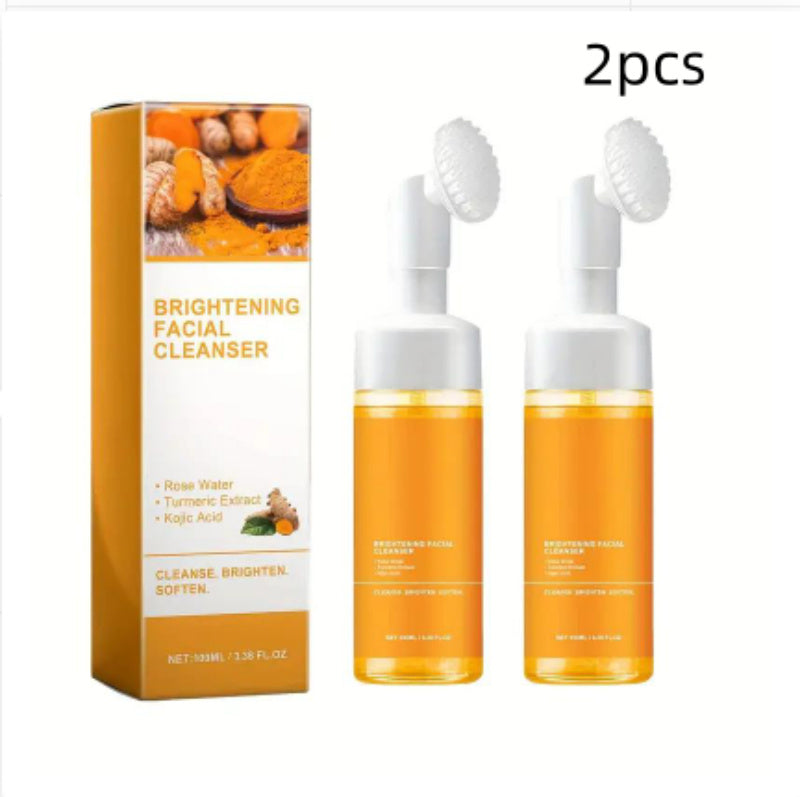 Turmeric Exfoliating Cleansing Pads Compressed Facial Sponges Skin Care Tools For Face Clogged Pores Excess Oil Cleansing